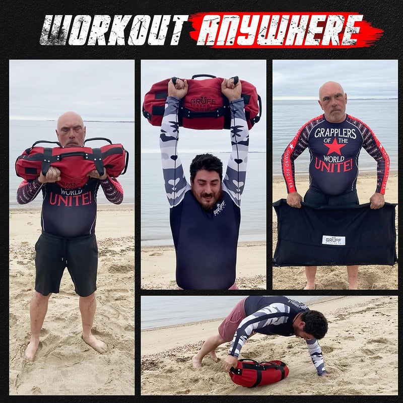 Gruff Combat Fitness Sandbags Duffle Sandbag Strength Training Cross Training Adjustable Workout Weights Workout Equipment for Home Gym - Image 5